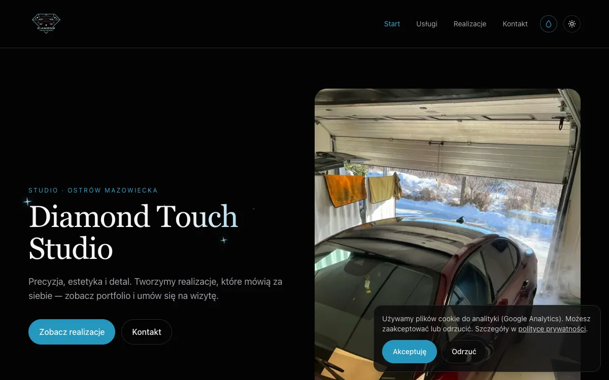 Screenshot of Diamond Touch Studio