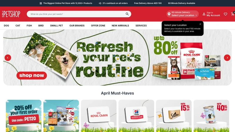Screenshot of The Pet Shop